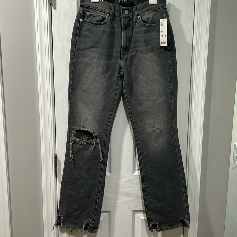 BDG Boot Cut Black distressed jeans NWT Size 27